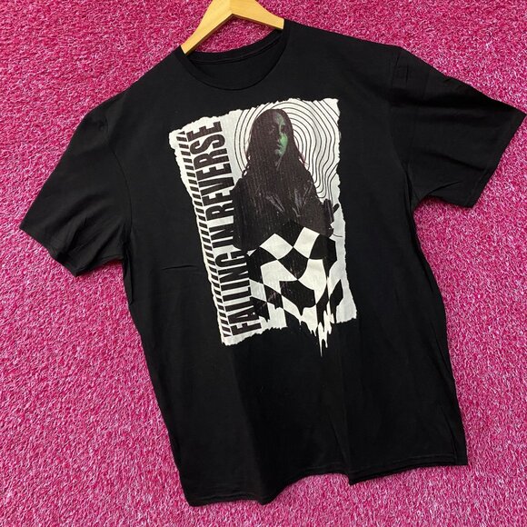 Falling In Reverse 21 Chequered Rock Band T-Shirt XL - Picture 3 of 4